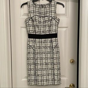 Milly white and black dress size 4